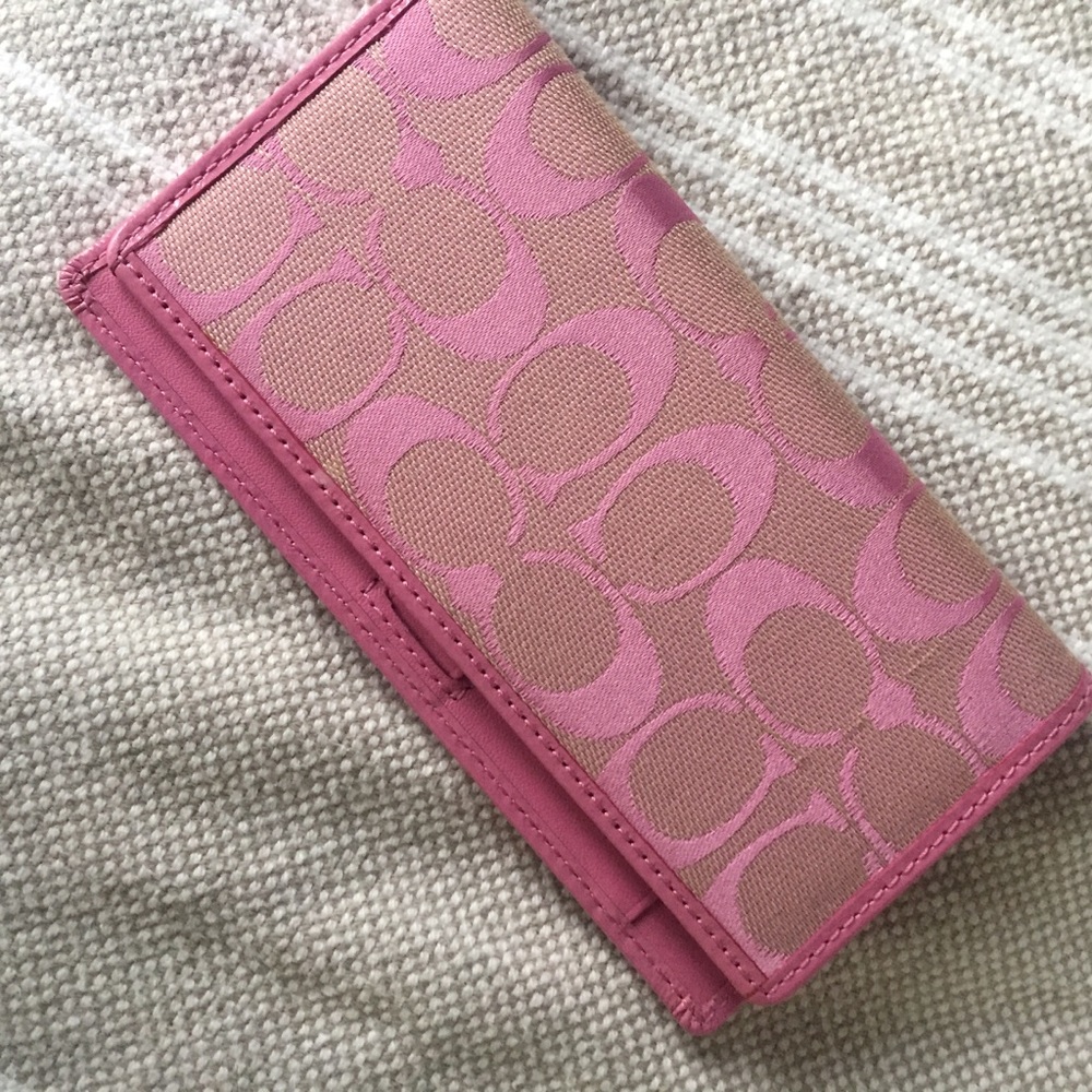 Coach check wallet